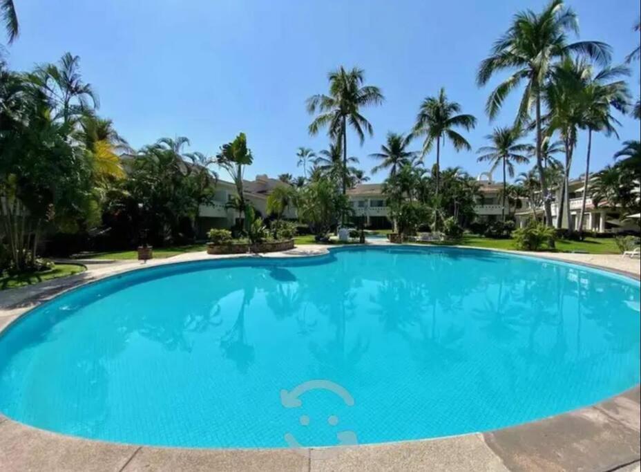 Hermoso Apartamento En Manzanillo Con Alberca Y Cancha De Tenis, Ideal Para Relajarse Y Disfrutar De Una Escapada Tranquila En El Paraiso Tropical 외부 사진