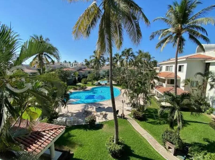Hermoso Apartamento En Manzanillo Con Alberca Y Cancha De Tenis, Ideal Para Relajarse Y Disfrutar De Una Escapada Tranquila En El Paraiso Tropical 외부 사진