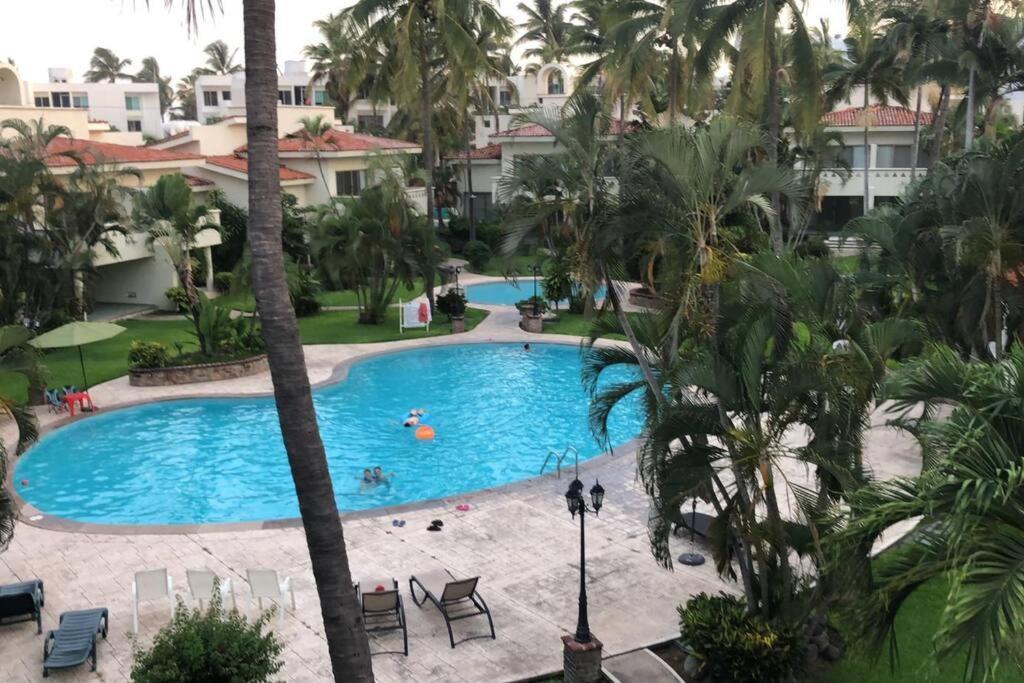 Hermoso Apartamento En Manzanillo Con Alberca Y Cancha De Tenis, Ideal Para Relajarse Y Disfrutar De Una Escapada Tranquila En El Paraiso Tropical 외부 사진
